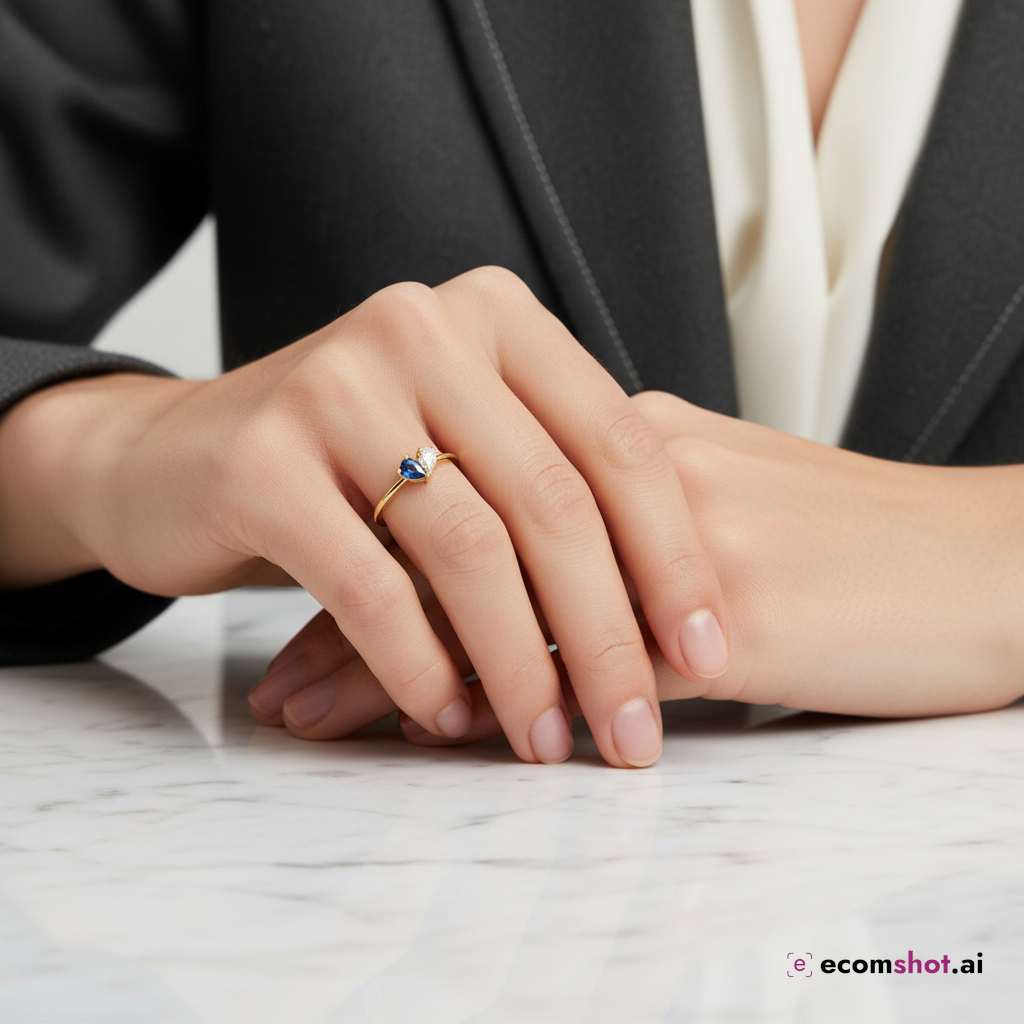 AI product photoshoot output