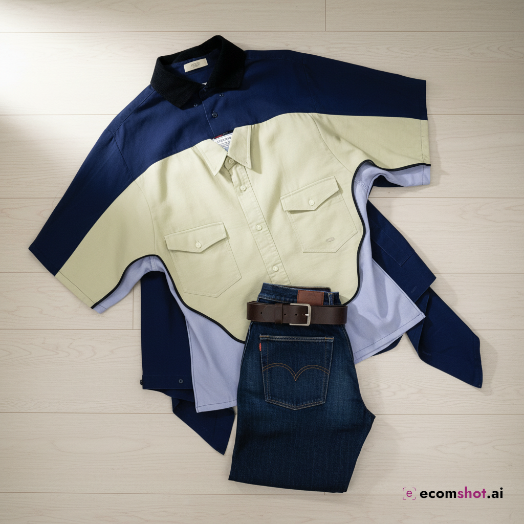 AI product photoshoot output