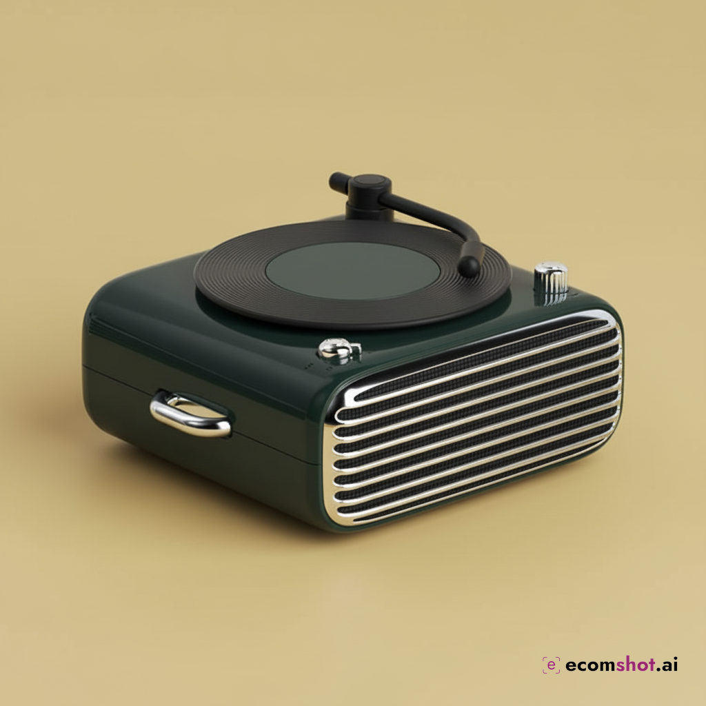 AI product photoshoot output