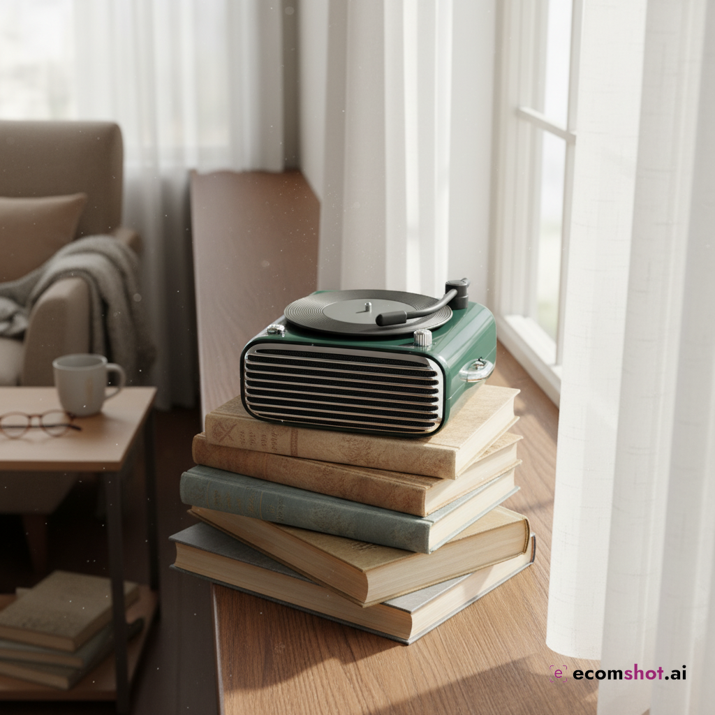 AI product photoshoot output