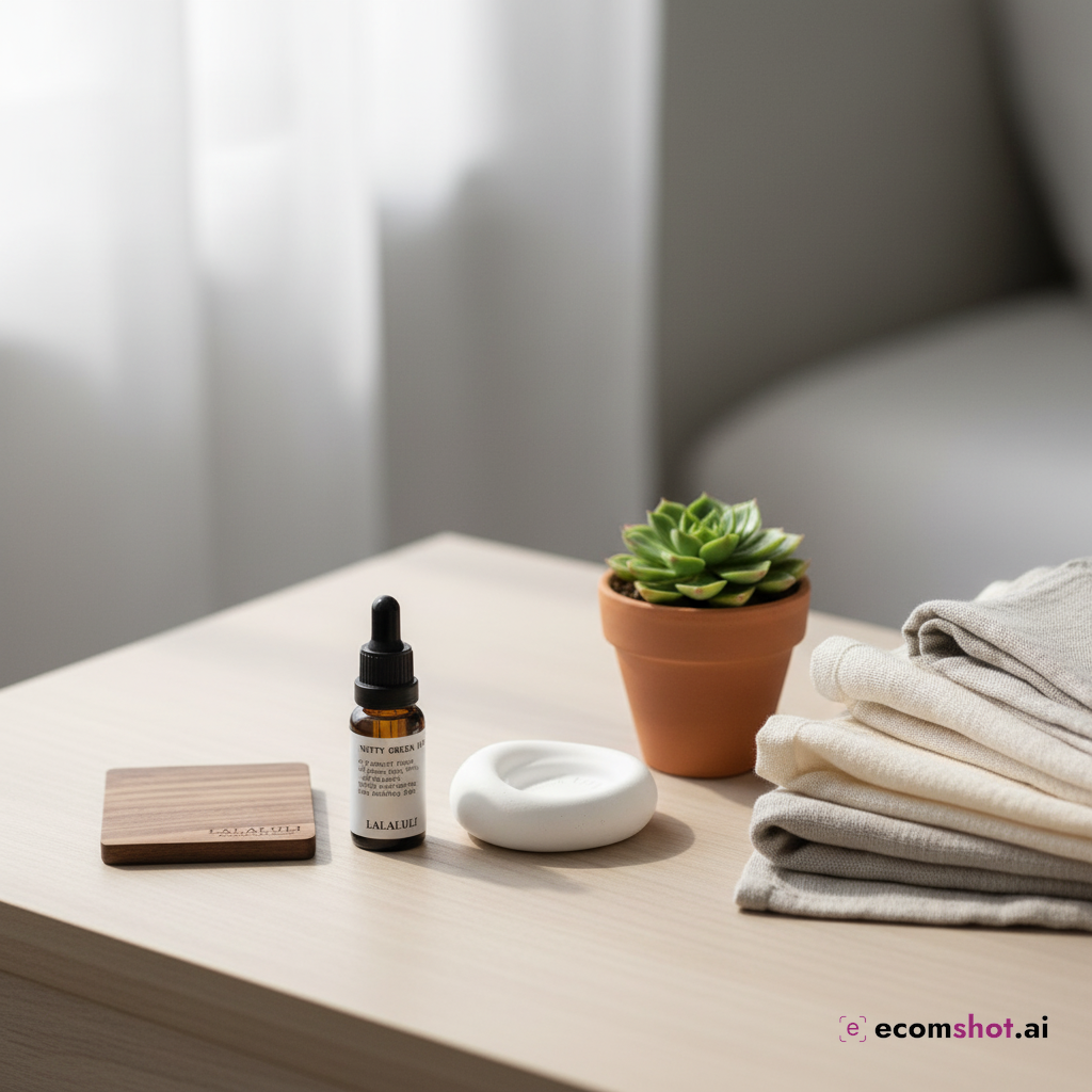 AI product photoshoot output