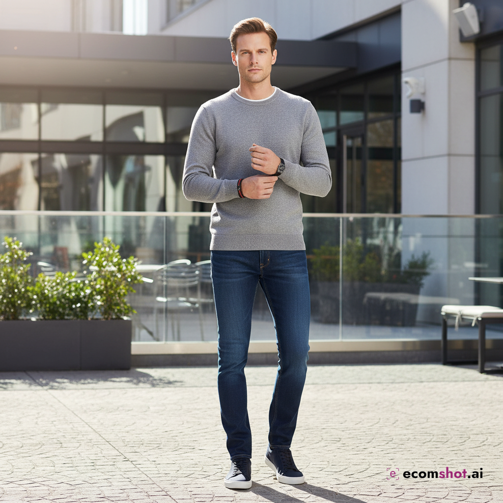 AI product photoshoot output