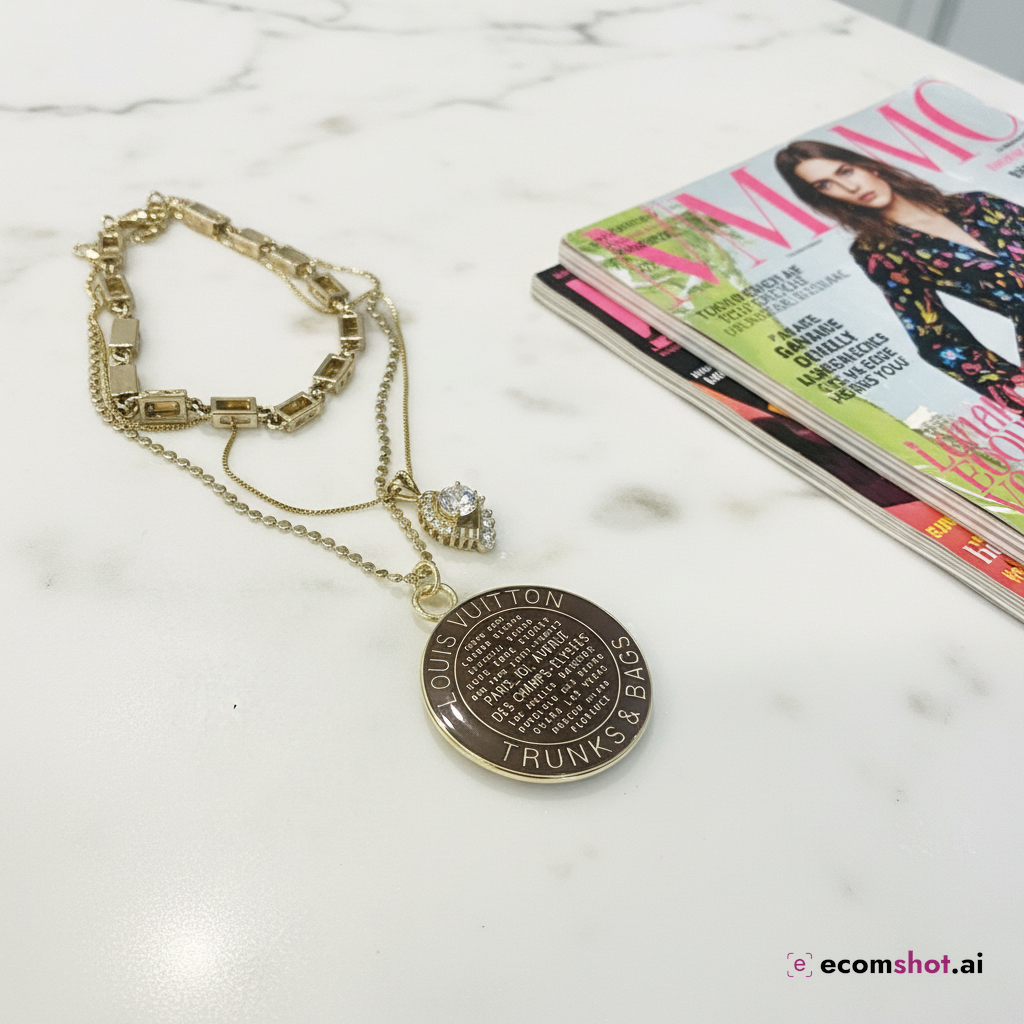 AI product photoshoot output