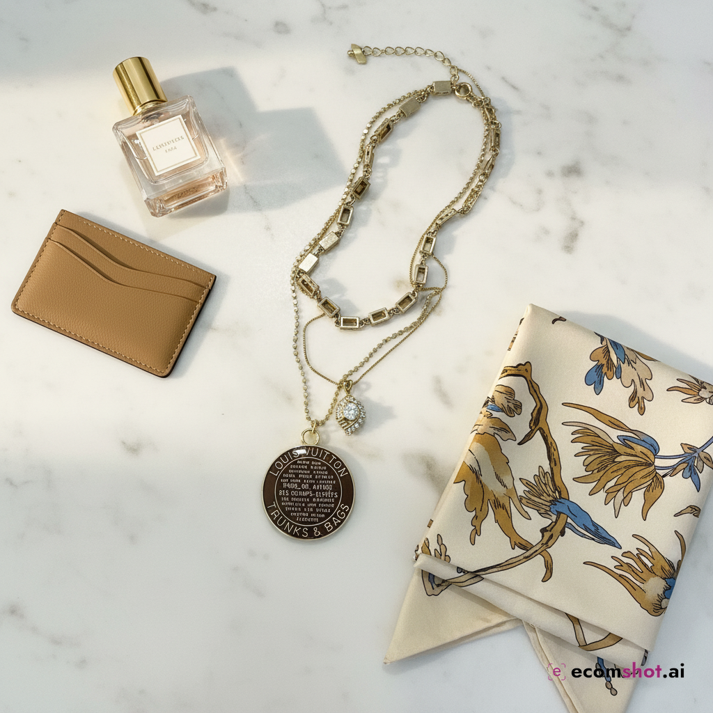 AI product photoshoot output