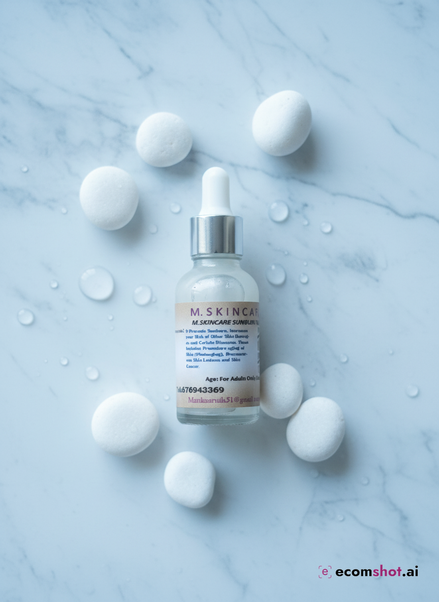 AI product photoshoot output