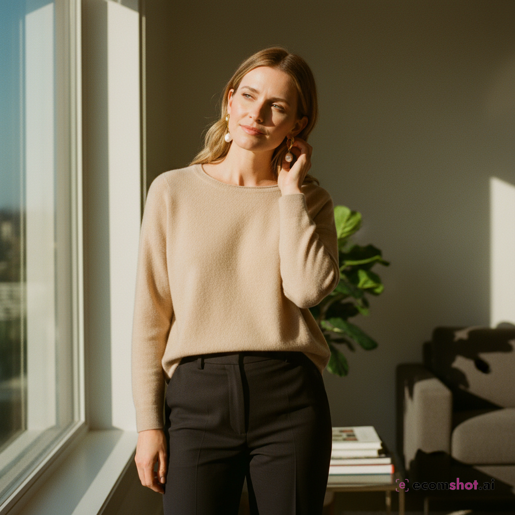 AI product photoshoot output