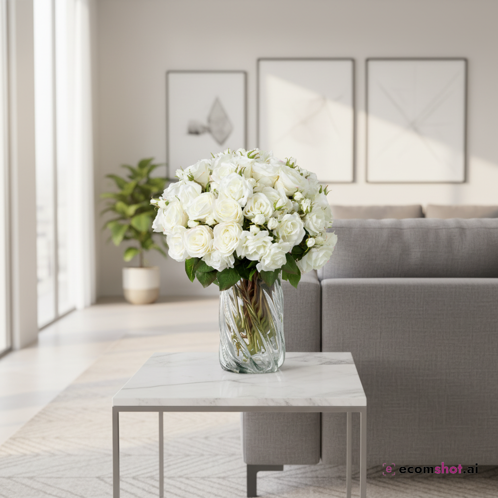 AI product photoshoot output