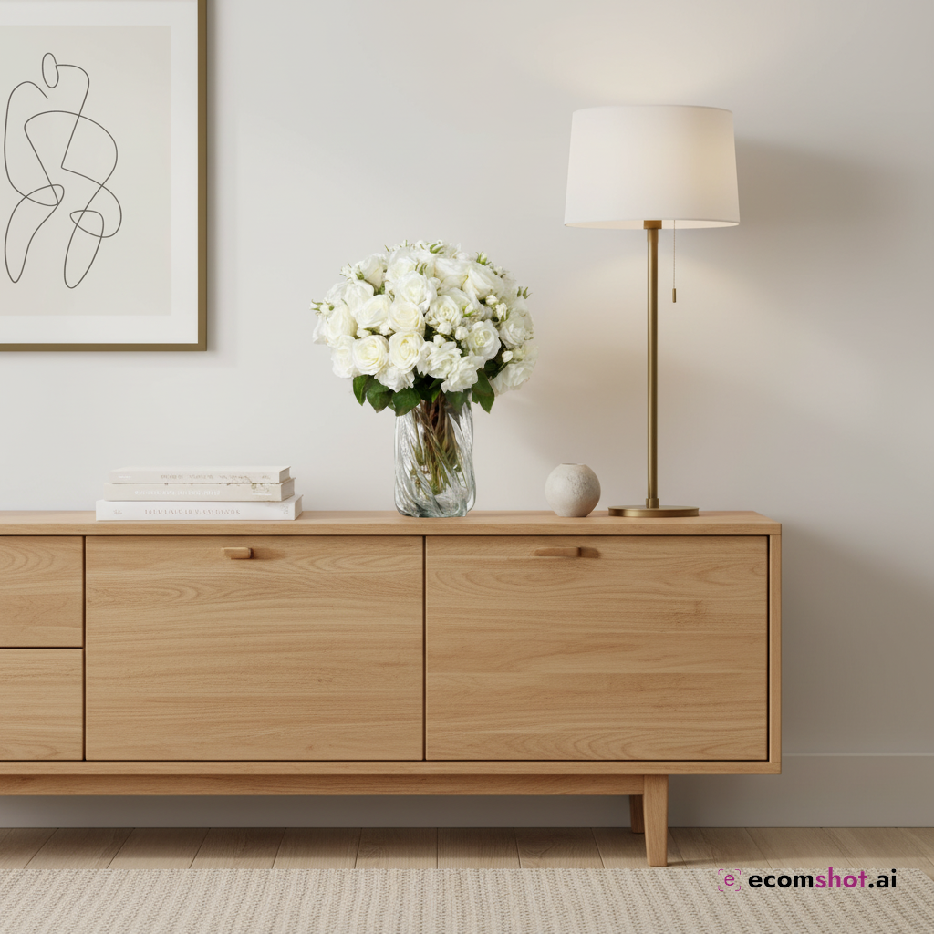 AI product photoshoot output