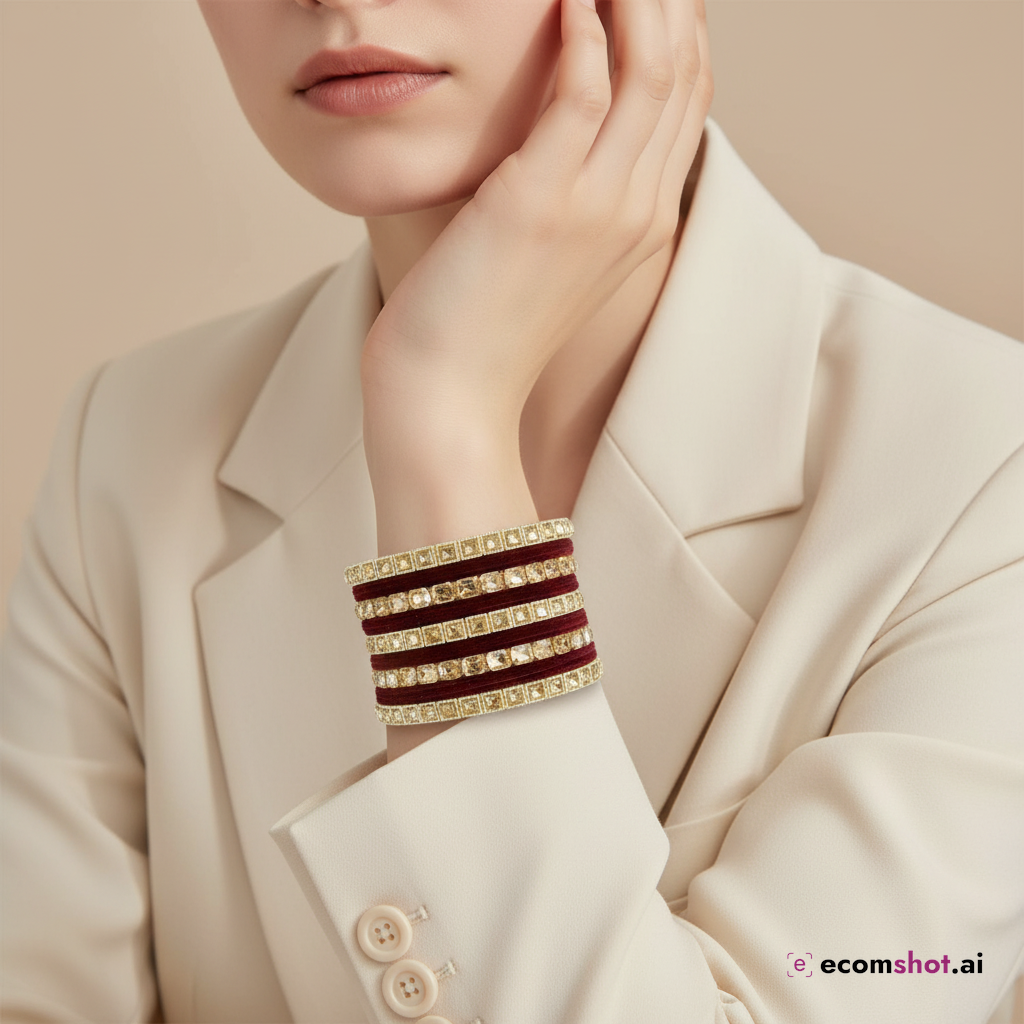 AI product photoshoot output