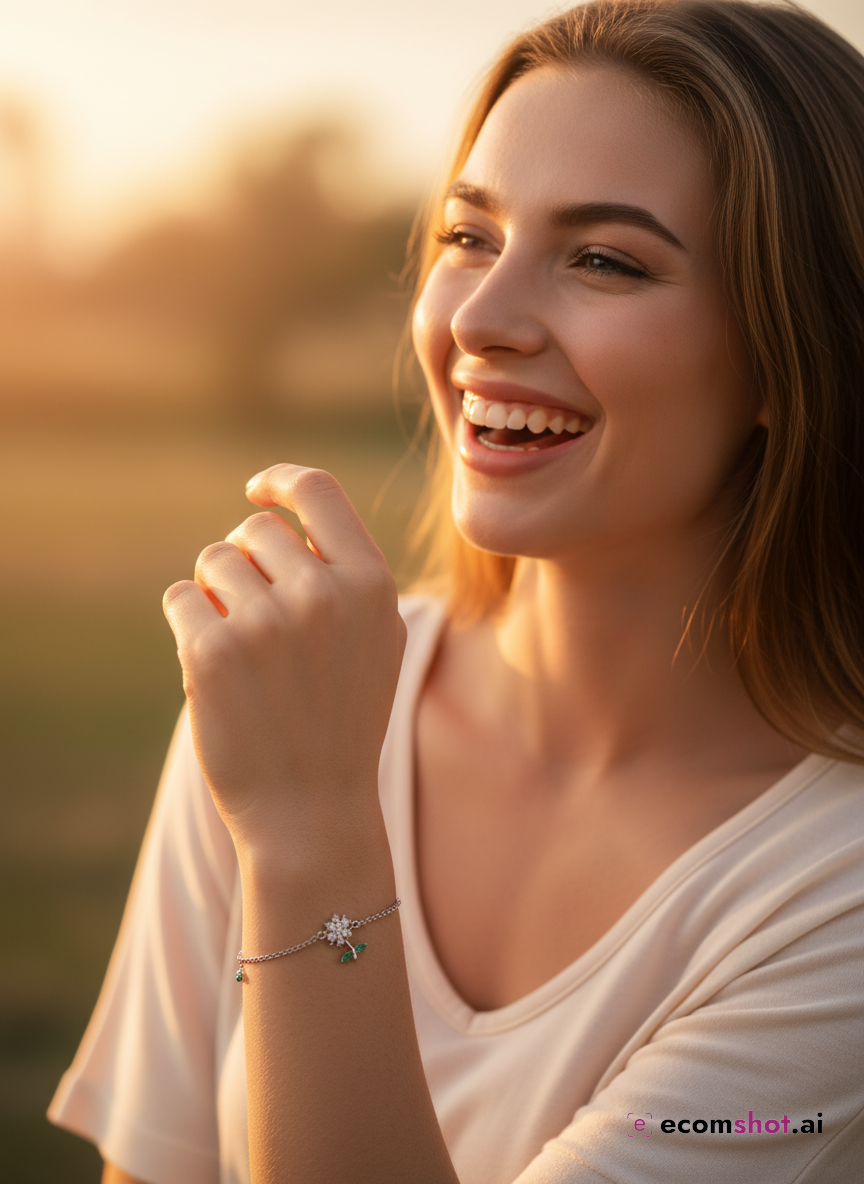 AI product photoshoot output