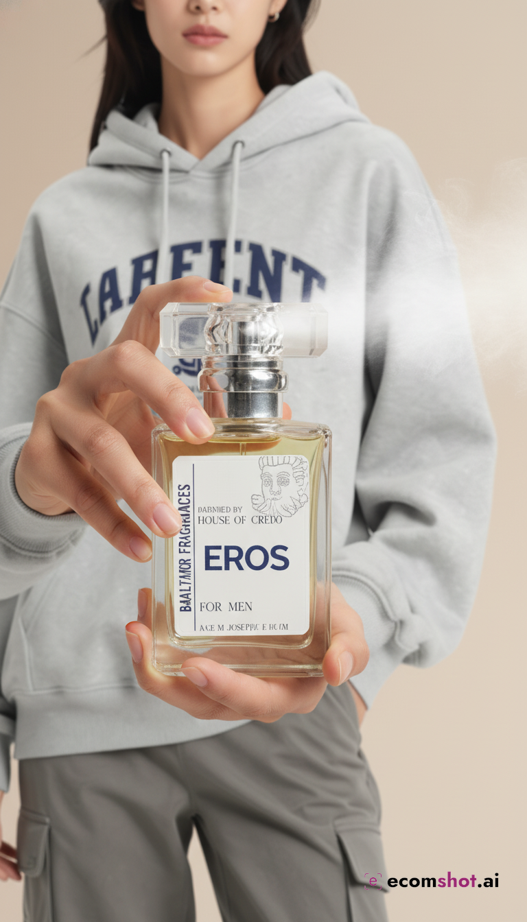 AI product photoshoot output