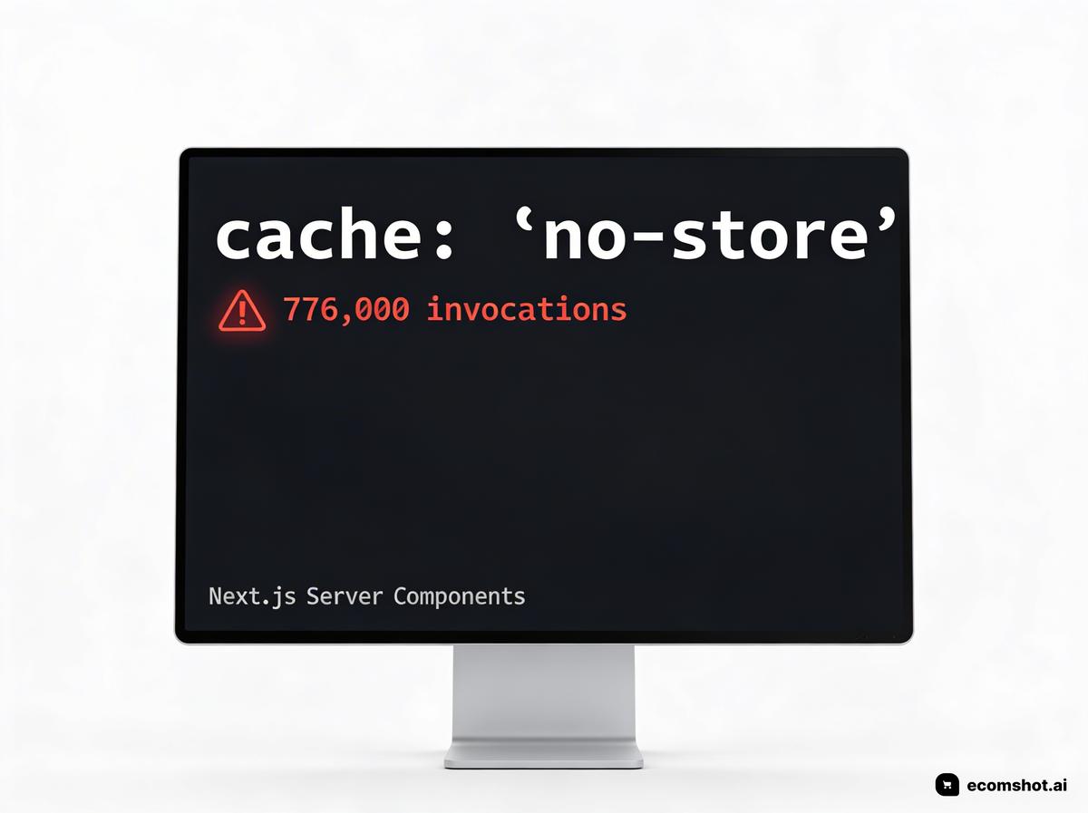 AI product photoshoot output