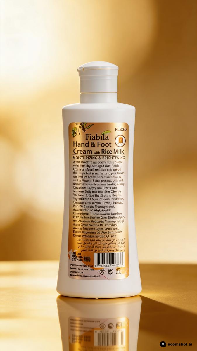 AI product photoshoot output