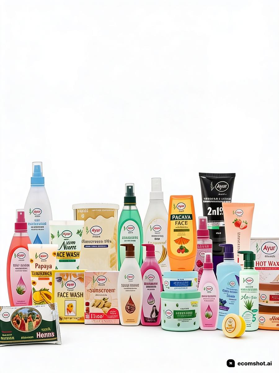 AI product photoshoot output